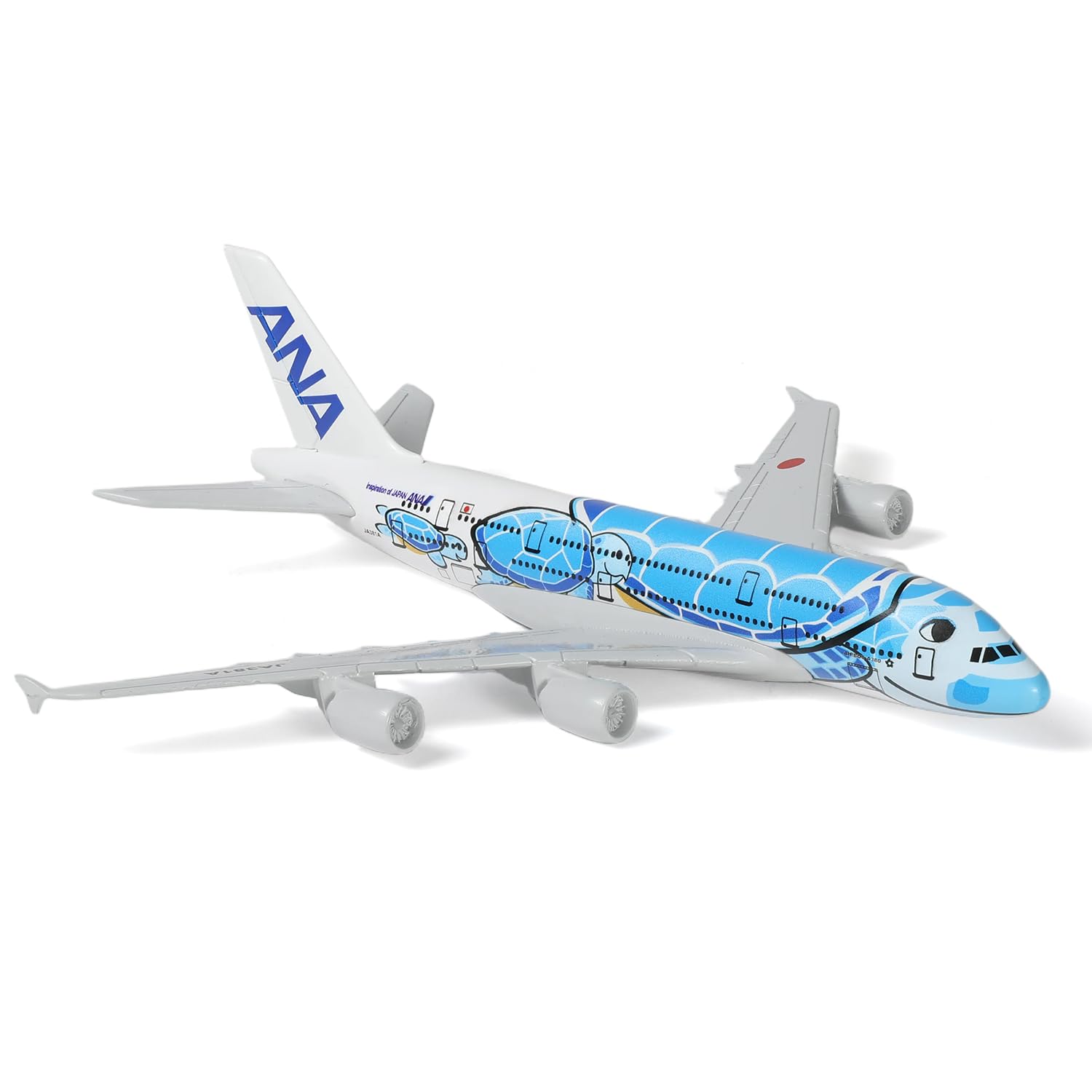 ⑩Air busA380／Blue Turtle1/230=約30cm Amazon.com: QIYUMOKE 1/400 A380 Model Plane Blue Turtle Diecast